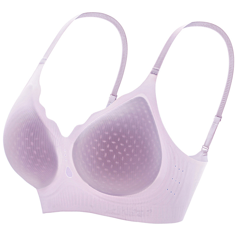 Bralette Triangle Set - Women's Seamless Jelly Gel Minimizer Bra