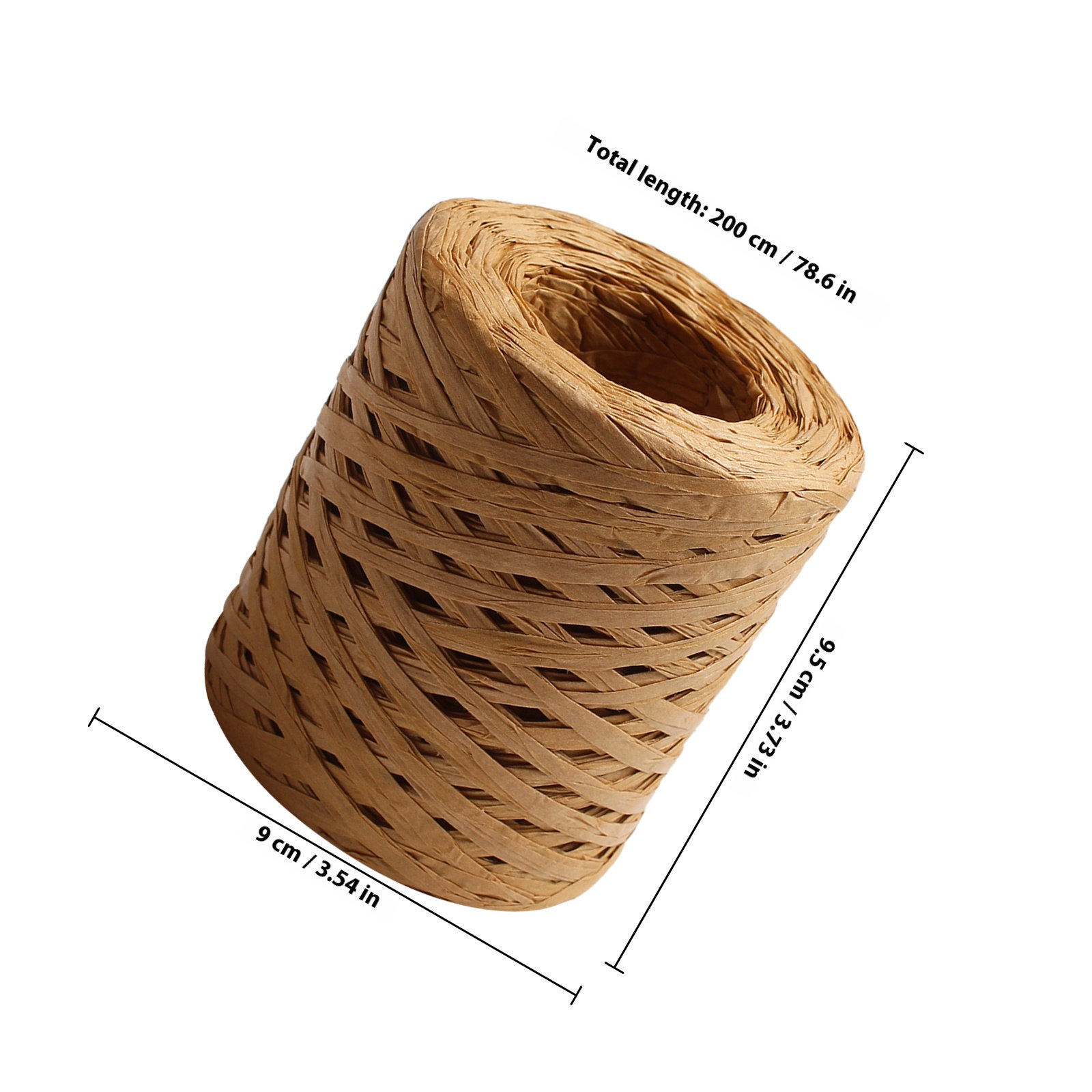 1 Roll Raffia Paper Rope Handw - огляд і ціна Crochet Bag Raffia
