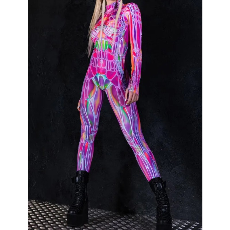 2026 Women Cosplay Fashion Lon - огляд і ціна Romper Floral Print