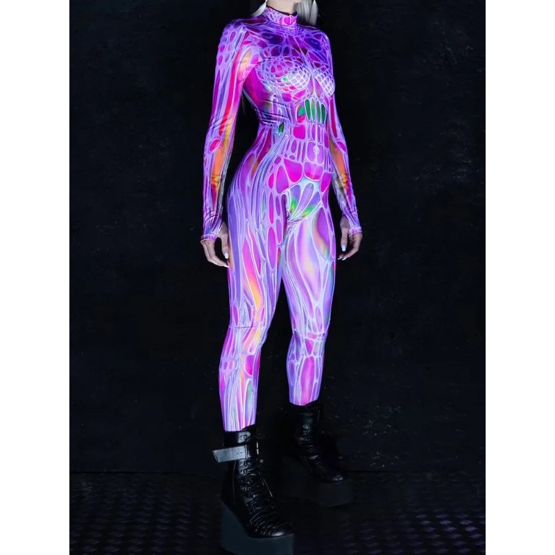 2026 Women Cosplay Fashion Lon - огляд і ціна Romper Floral Print