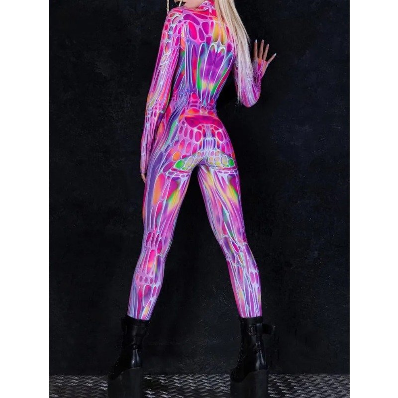 2026 Women Cosplay Fashion Lon - огляд і ціна Romper Floral Print