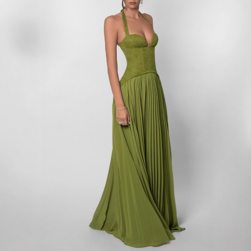 Sexy Low Cut Halter Maxi Dress - огляд і ціна Maxi Dress Halter